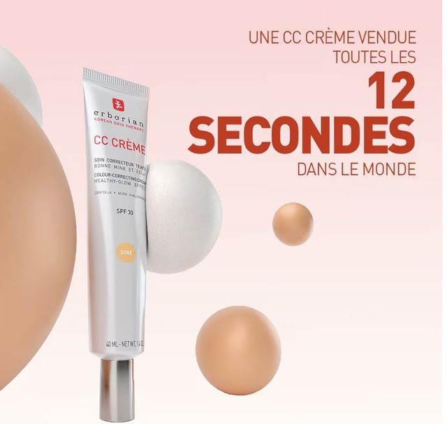 CC Crème Erborian SPF30 40ml